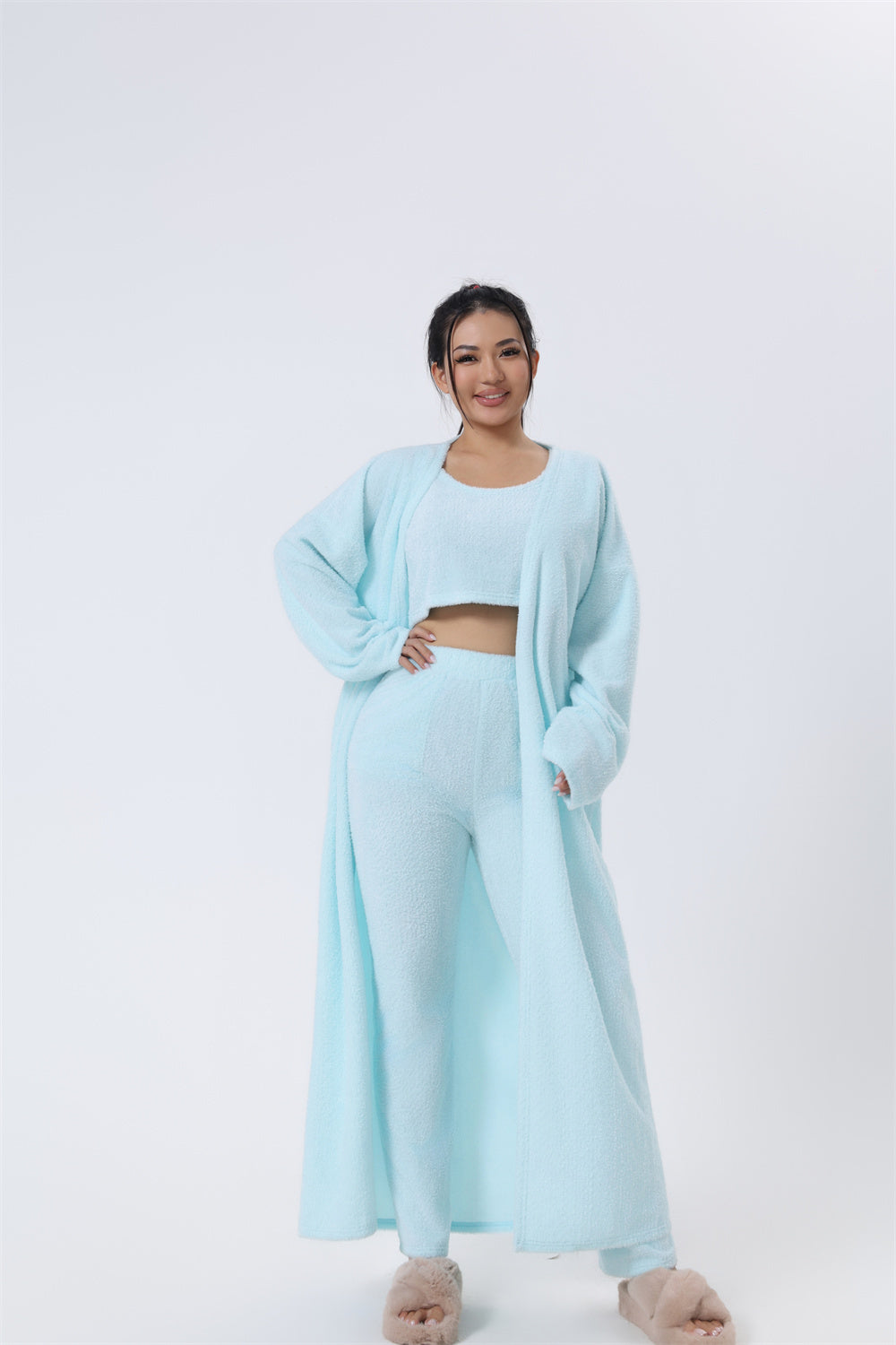 3 Piece Lounge Set, Winter Pajama